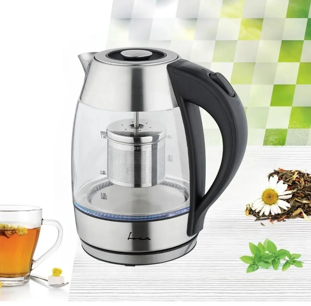 Fierbator electric Fram FEK-MTF2200G (Inox/Black)