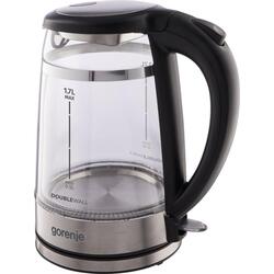 Электрочайник Gorenje K17GDW (Inox/Black) Thumb