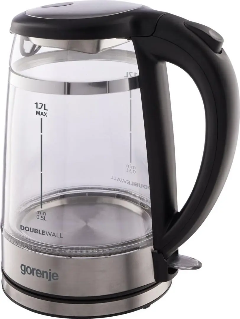 Электрочайник Gorenje K17GDW (Inox/Black)