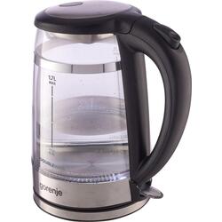 Электрочайник Gorenje K17GDW (Inox/Black) Thumb