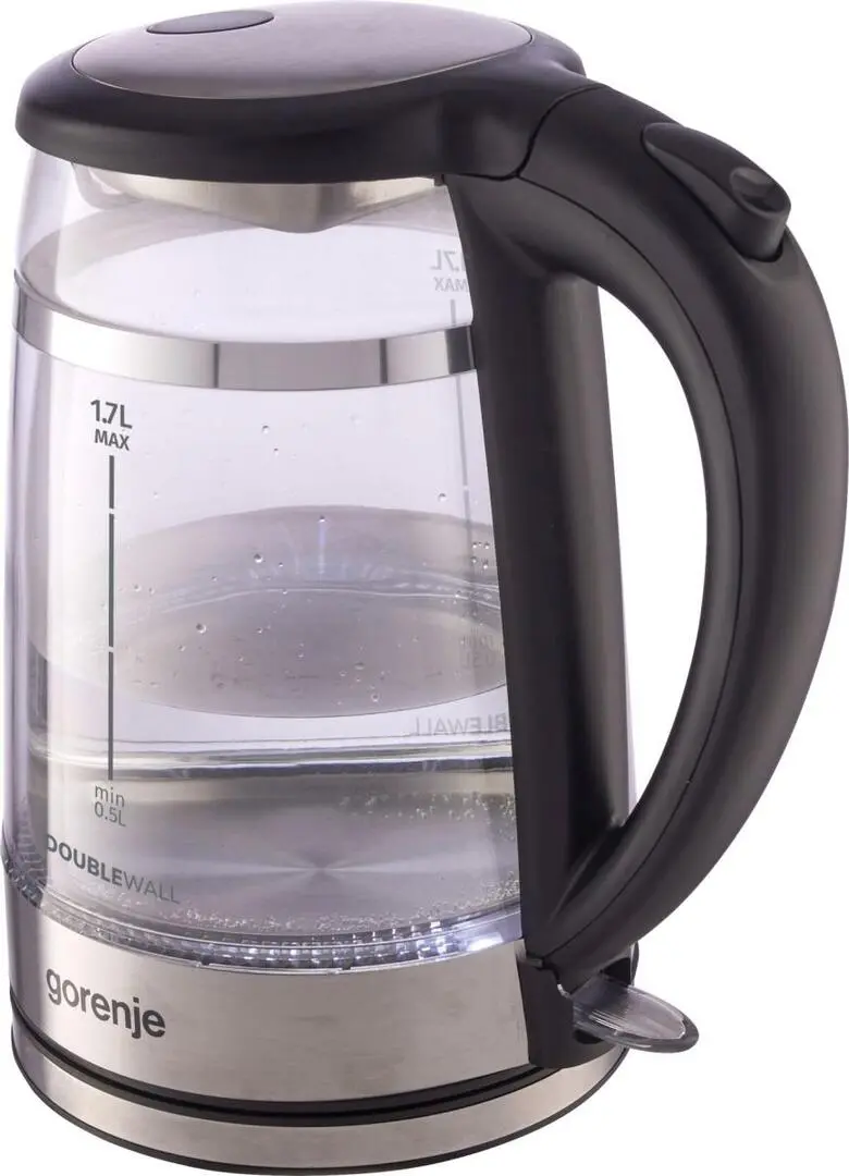 Электрочайник Gorenje K17GDW (Inox/Black)