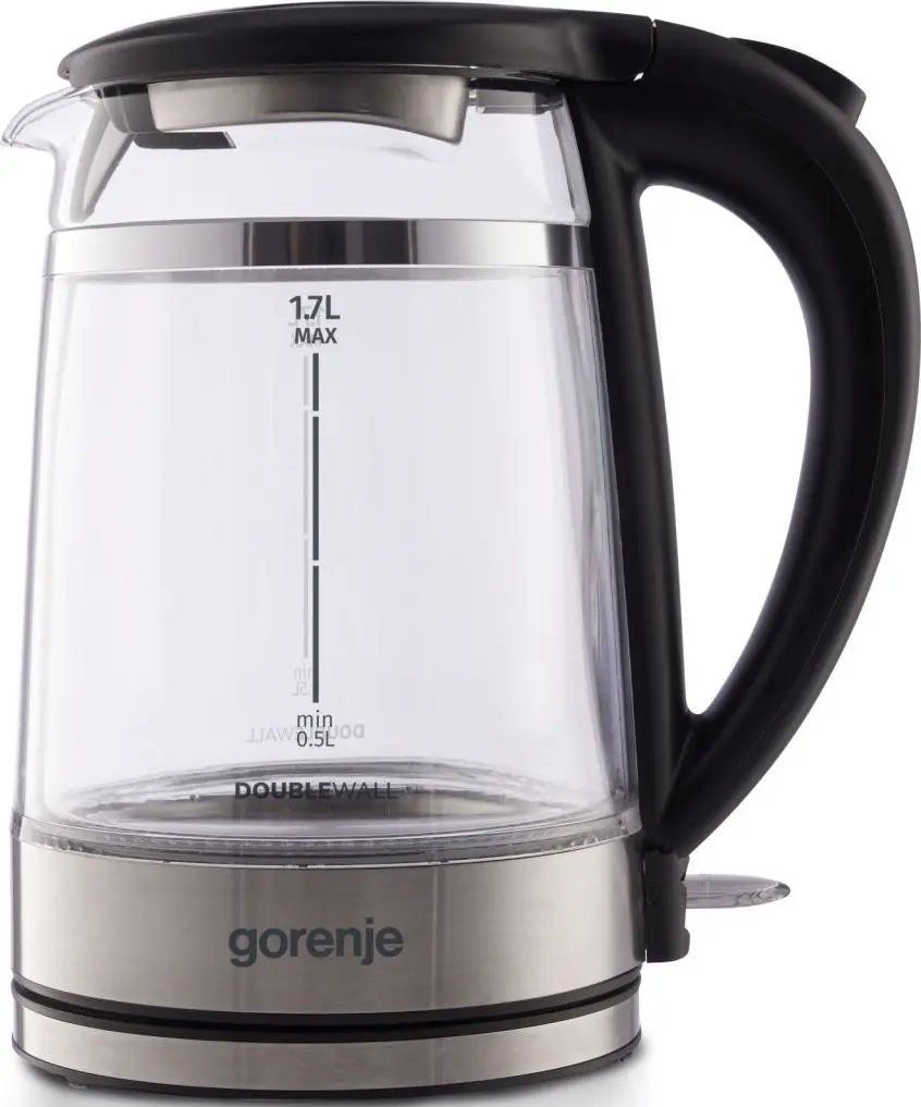 Электрочайник Gorenje K17GDW (Inox/Black)