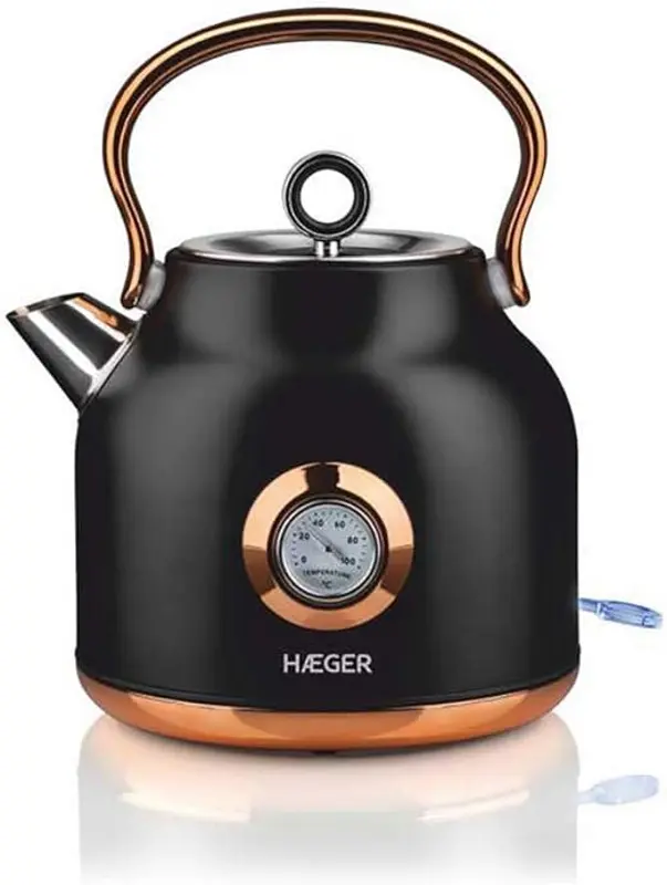 Fierbator electric Haeger Art Deco EK-22B.024A 1.7l (Black)