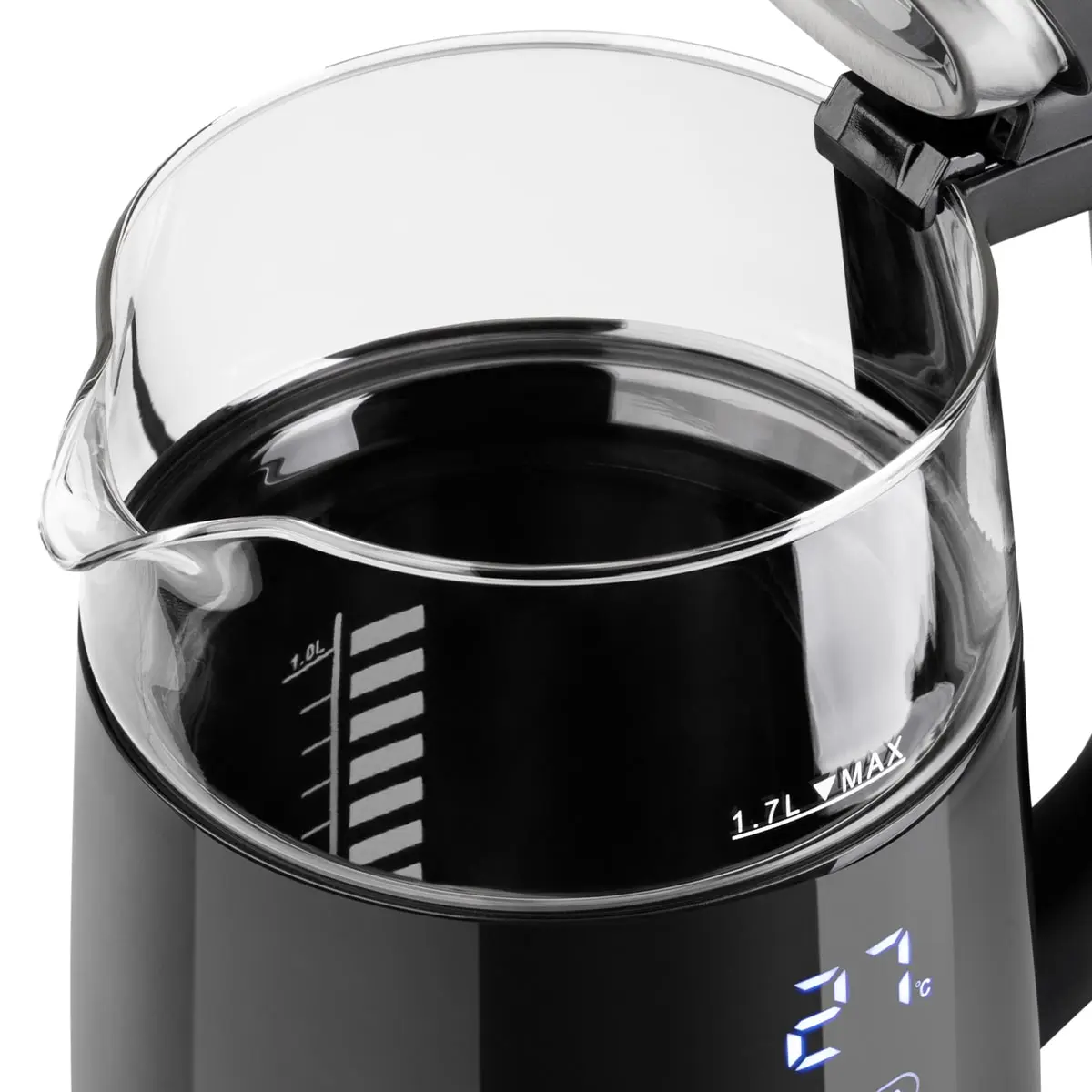 Fierbator electric Haeger DigiGlass EK-DIG.028A 1.7l (Black) - 2