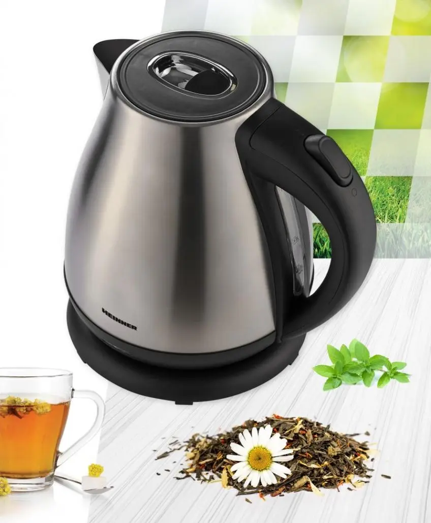 Fierbator electric Heinner Solstice HEK-17IX (Inox/Black)