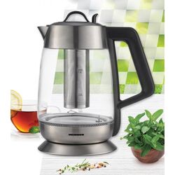 Fierbător electric cu infuzor Heinner Cosmo 18 HEK-TF18GX (Inox/Black) Thumb