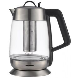 Fierbător electric cu infuzor Heinner Cosmo 18 HEK-TF18GX (Inox/Black)