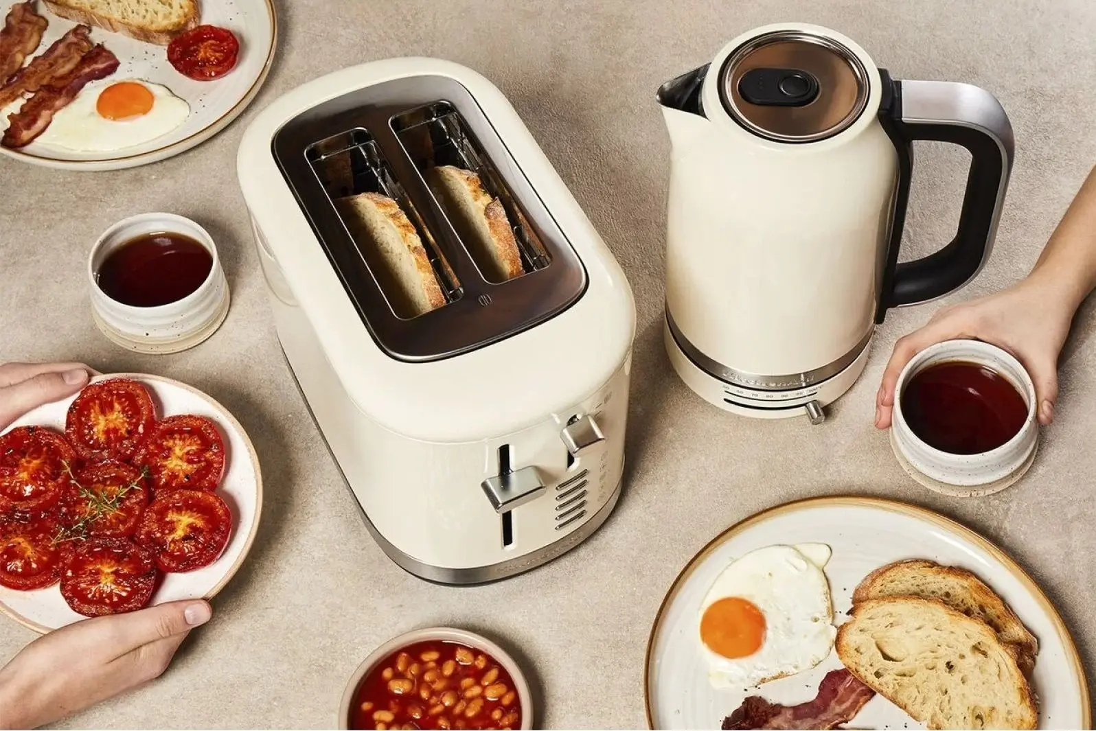 Электрочайник KitchenAid Artisan 5KEK1701EAC (Almond Cream) - 6