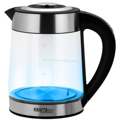 Электрочайник Kraft&Dele KD4119 (Black/Silver)