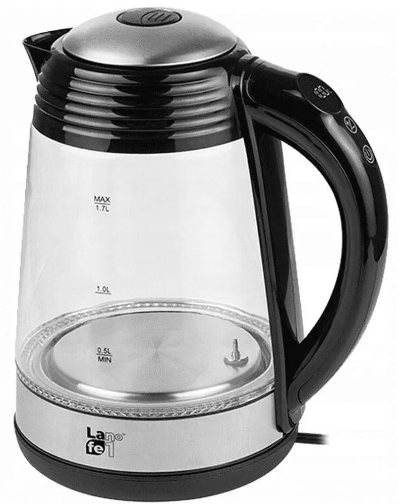 Fierbator electric Lafe CEG015 (Transparent/Black)