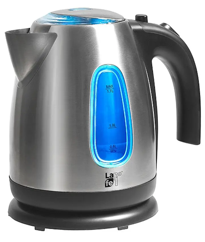 Электрочайник Lafe CEG003 (Inox/Black)