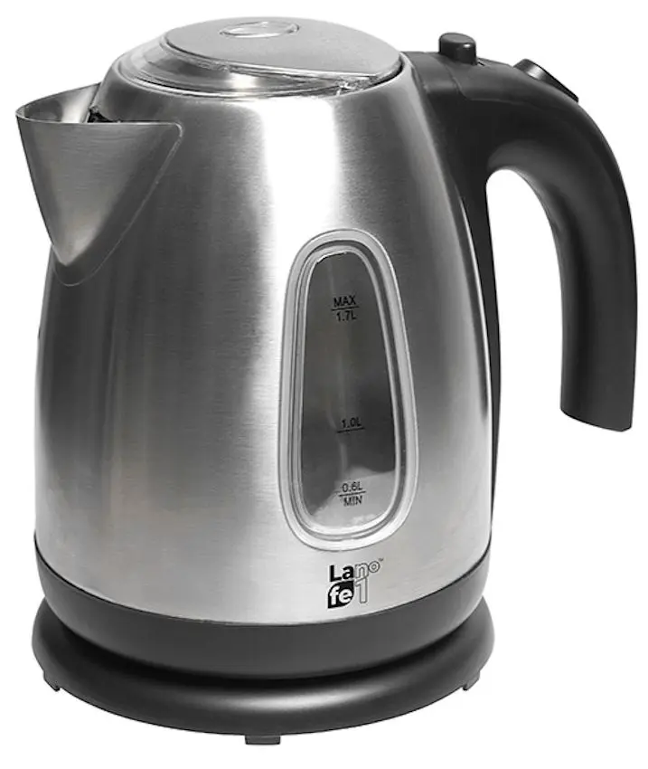 Электрочайник Lafe CEG003 (Inox/Black)