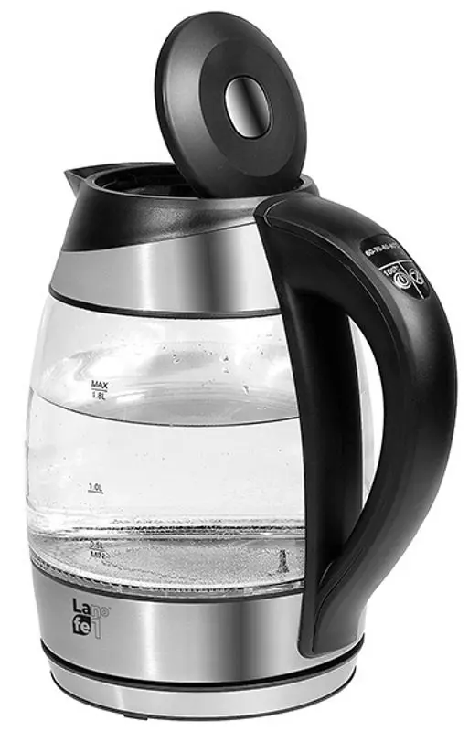 Электрочайник Lafe CEG005 (Black/Inox)