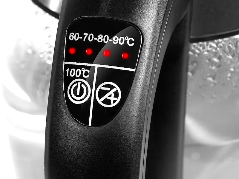 Электрочайник Lafe CEG005 (Black/Inox)