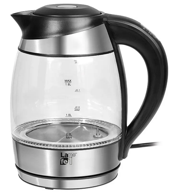Электрочайник Lafe CEG005 (Black/Inox)