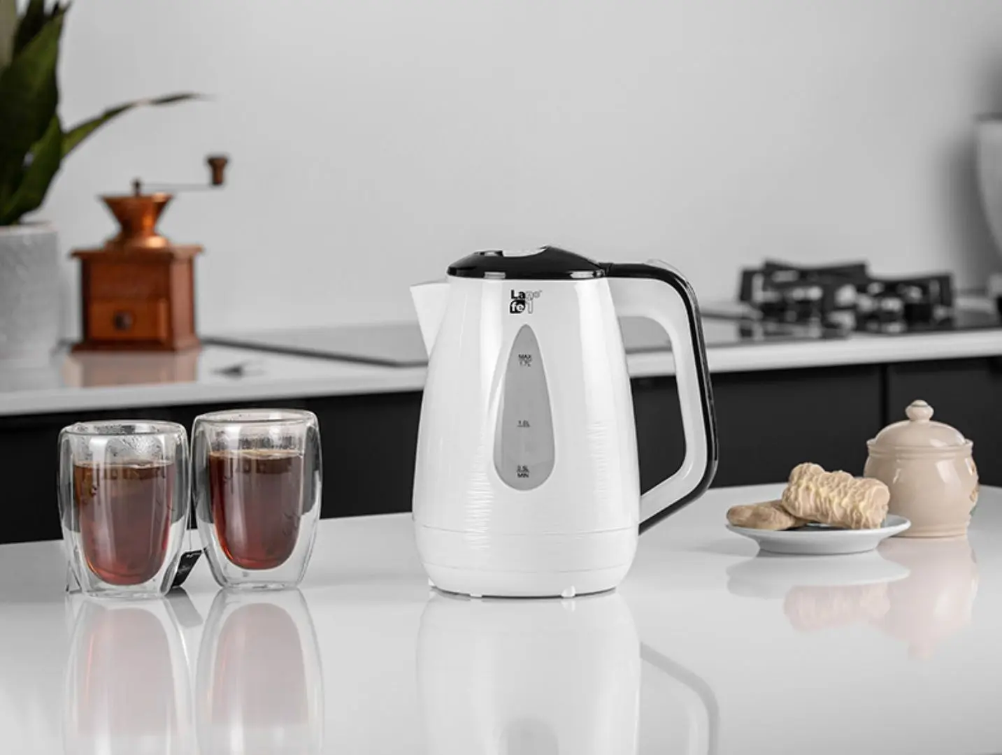 Электрочайник Lafe CEG018 (White)