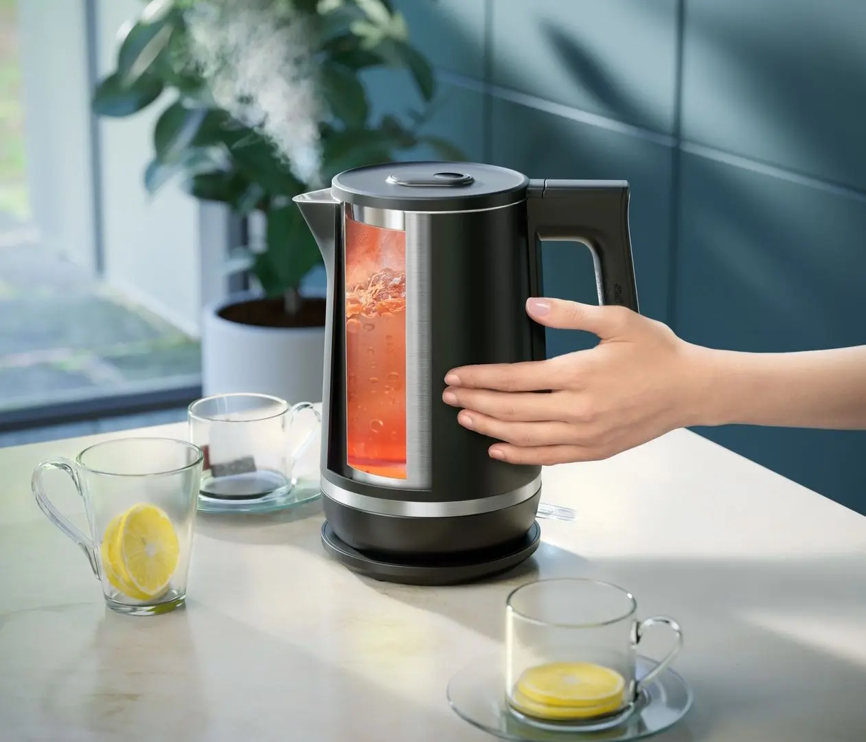 Fierbator electric Philips HD9395/90 (Black)