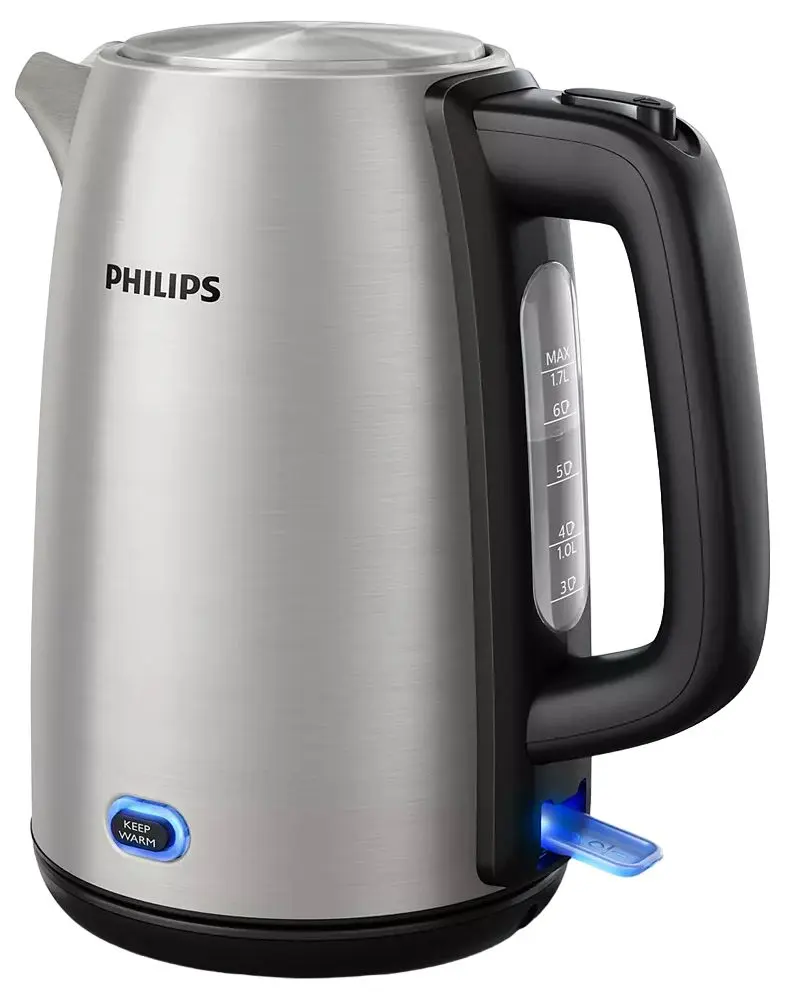 Fierbator electric Philips Viva Collection HD9353/90 (Black/Inox)