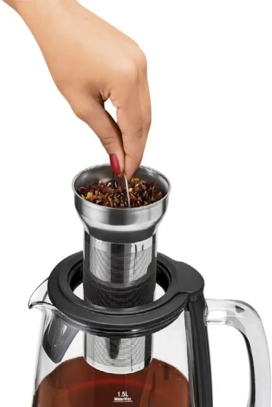 Ceainic electric Proficook PC-WKS 1167 (Inox/Black)