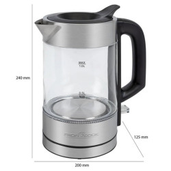 Электрочайник ProfiCook PC-WKS 1229 G 1l (Silver) Thumb