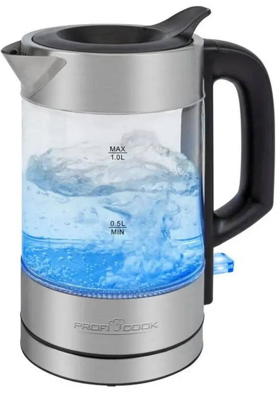 Электрочайник ProfiCook PC-WKS 1229 G 1l (Silver)