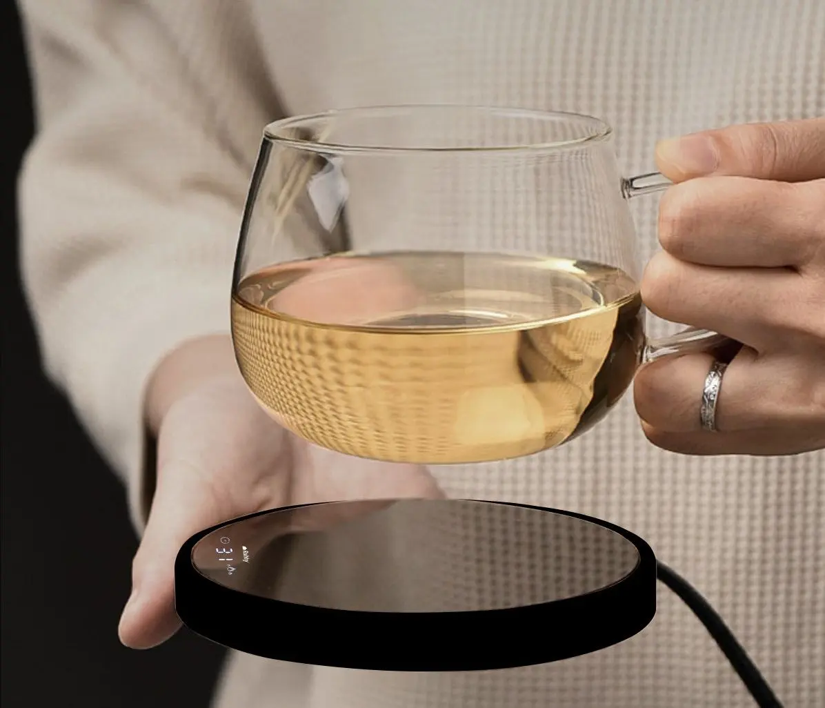 Incalzitor electric + cana Ruhhy 22125 (Black)