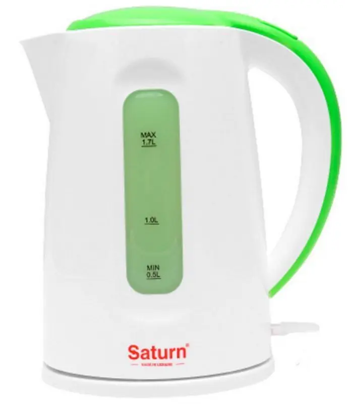 Электрочайник Saturn ST-EK8436U 1.7l (White/Green)