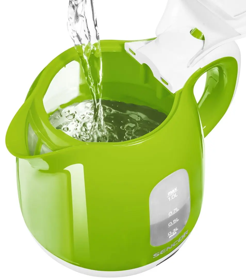 Электрочайник Sencor SWK 1011GR (White/Green) - 4