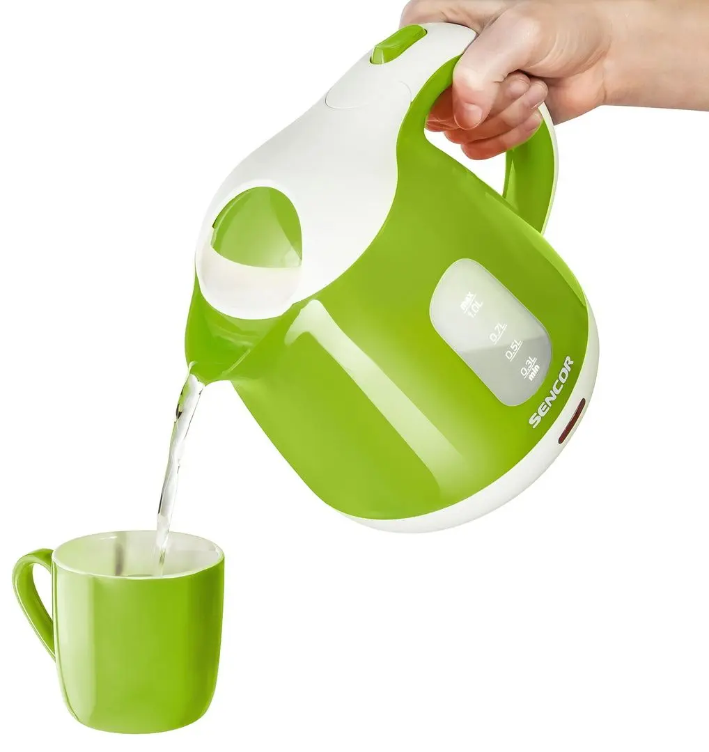 Электрочайник Sencor SWK 1011GR (White/Green) - 7