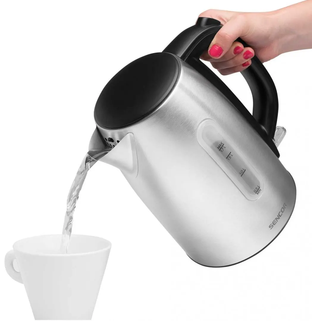 Электрочайник Sencor SWK 1720BK (Inox) - 7