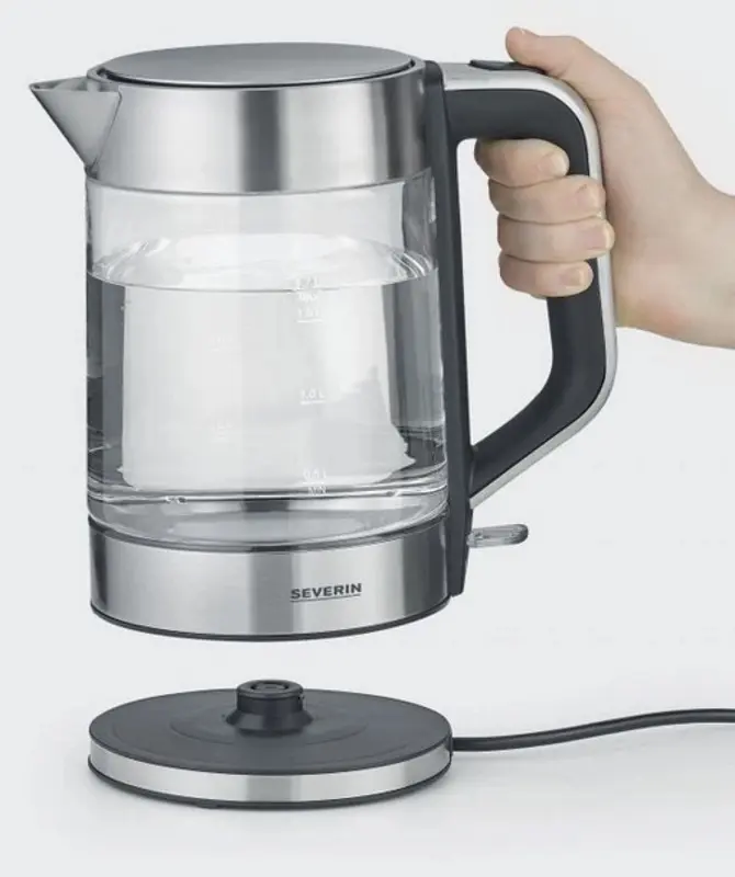 Fierbator electric Severin WK 3420 1,7l (Transparent/Silver) - 2