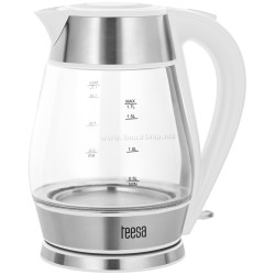 Электрочайник Teesa TSA1512W (White/Silver)