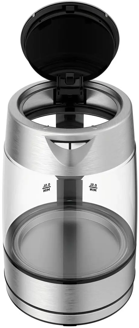 Ceainic electric Tefal Glass Kettle KI772 (Inox/Black)