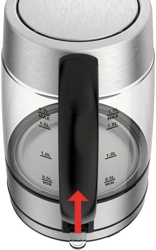Ceainic electric Tefal Glass Kettle KI772 (Inox/Black)