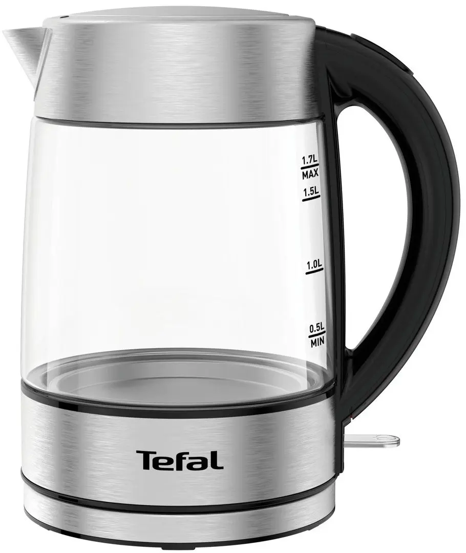 Ceainic electric Tefal Glass Kettle KI772 (Inox/Black)