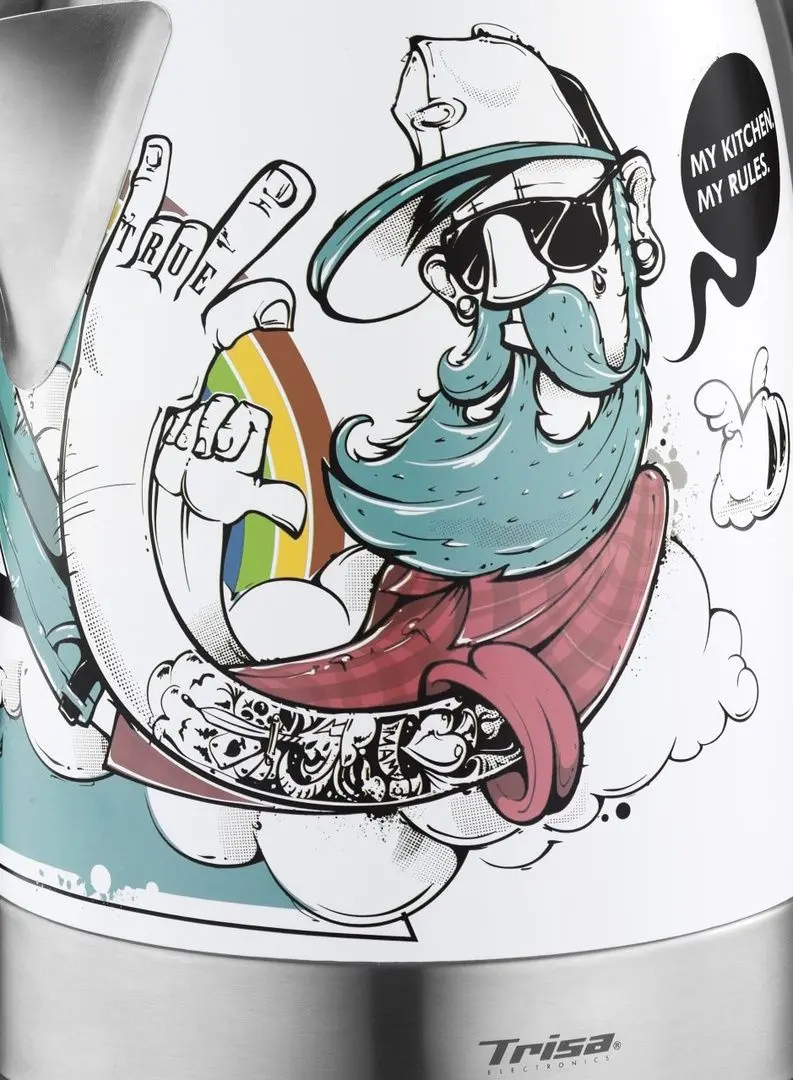 Электрочайник Trisa Street Art 6439.7112 (White)