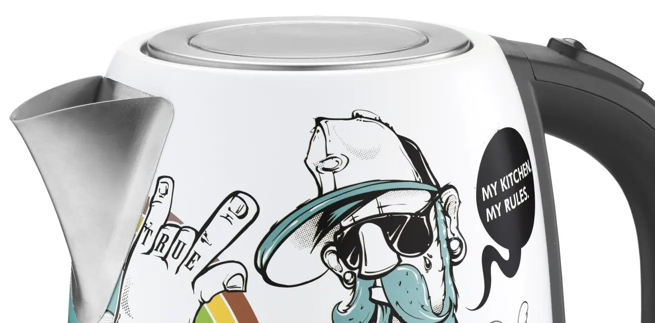 Электрочайник Trisa Street Art 6439.7112 (White)