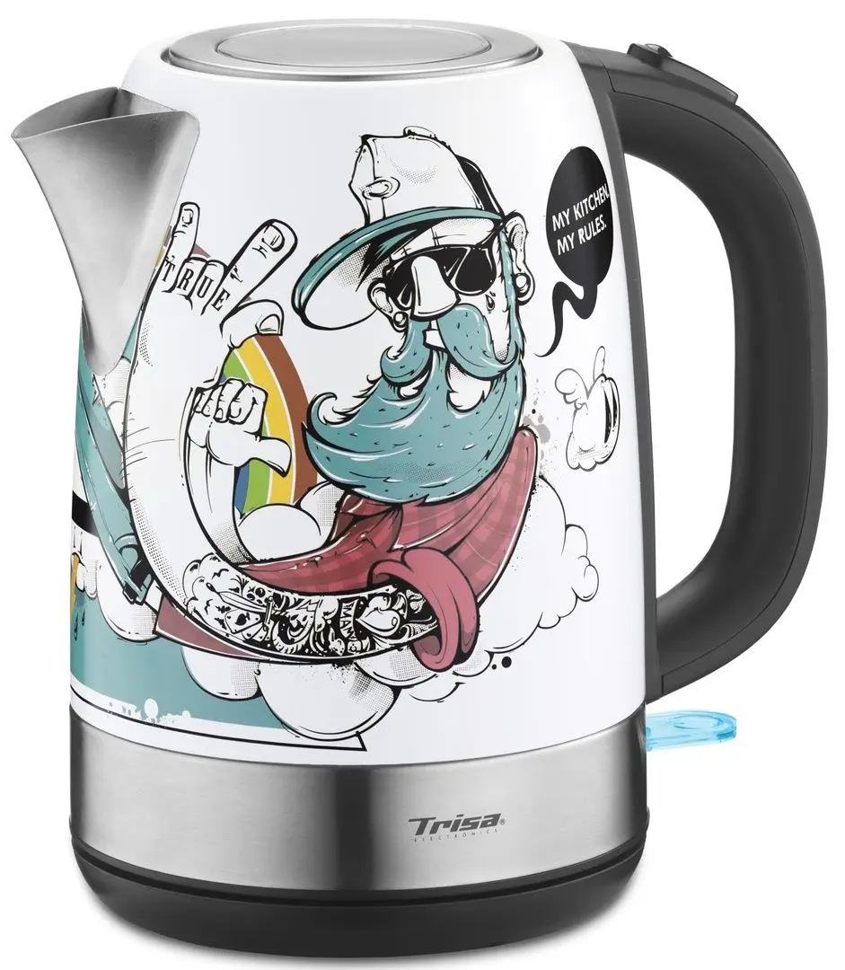 Электрочайник Trisa Street Art 6439.7112 (White)
