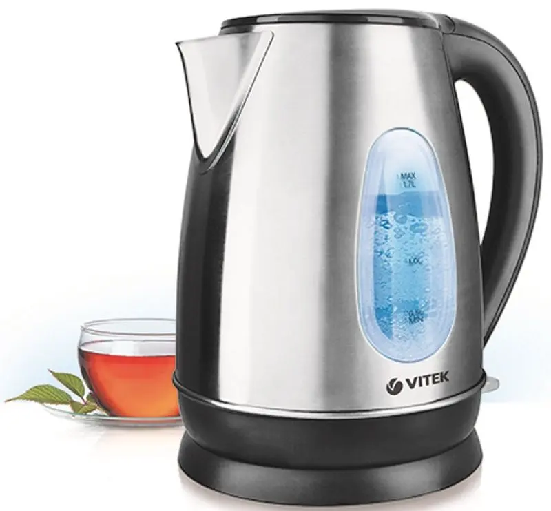 Электрочайник Vitek VT-7039 (Inox/Black) - 2