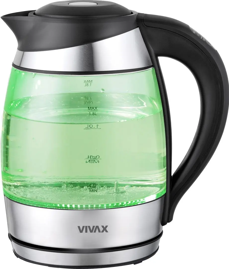 Электрочайник Vivax WH-180TC (Black/Inox)