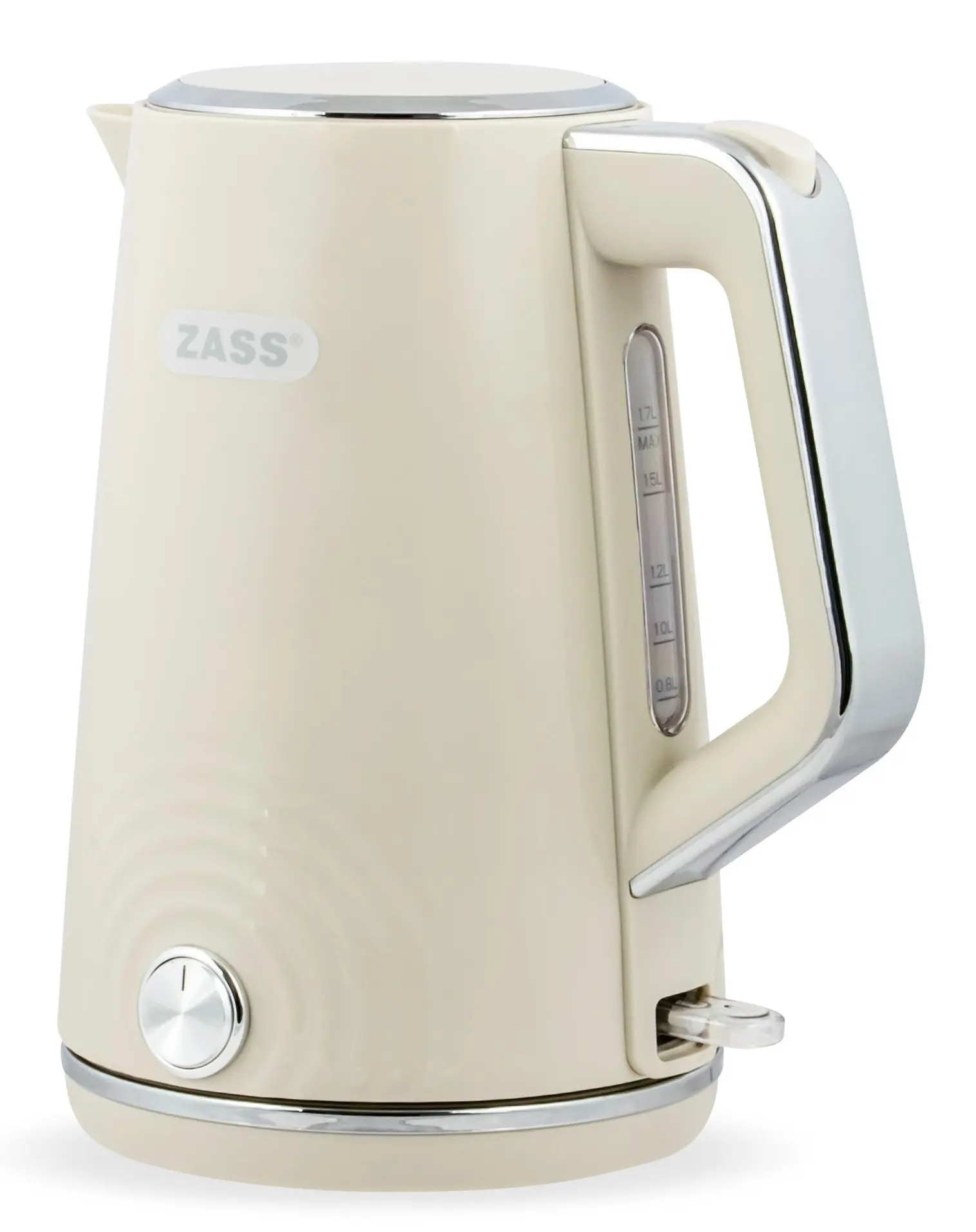 Электрочайник Zass ZCK 12 Wave Edition 1.7l  (Cream) - 2