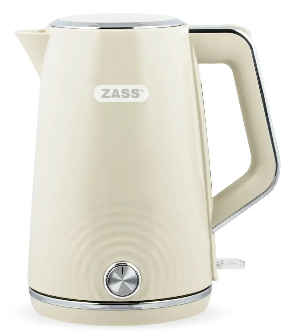 Электрочайник Zass ZCK 12 Wave Edition 1.7l  (Cream)