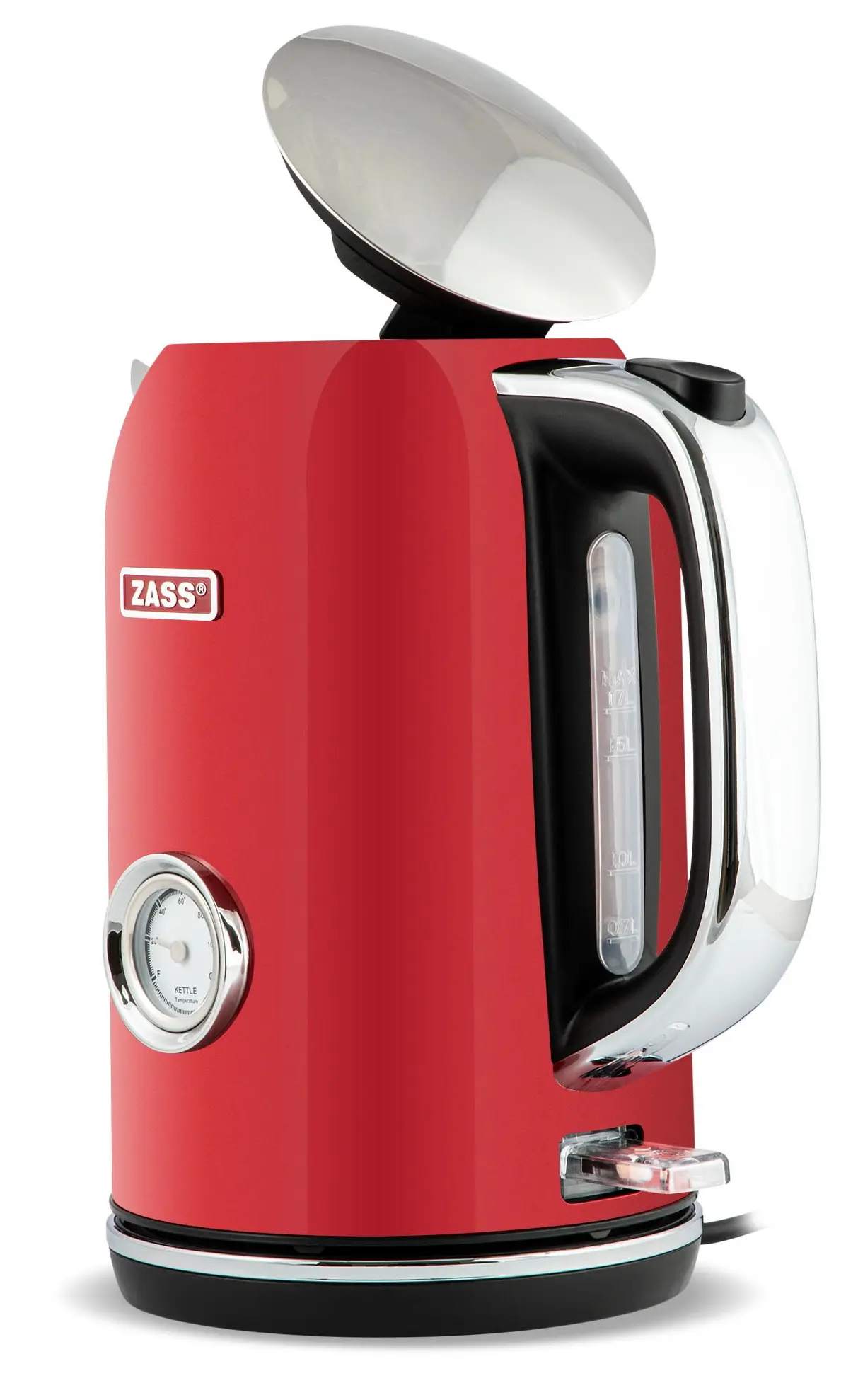 Электрочайник Zass ZCK 15 Scarlet Sage 1.7l (Red) - 4