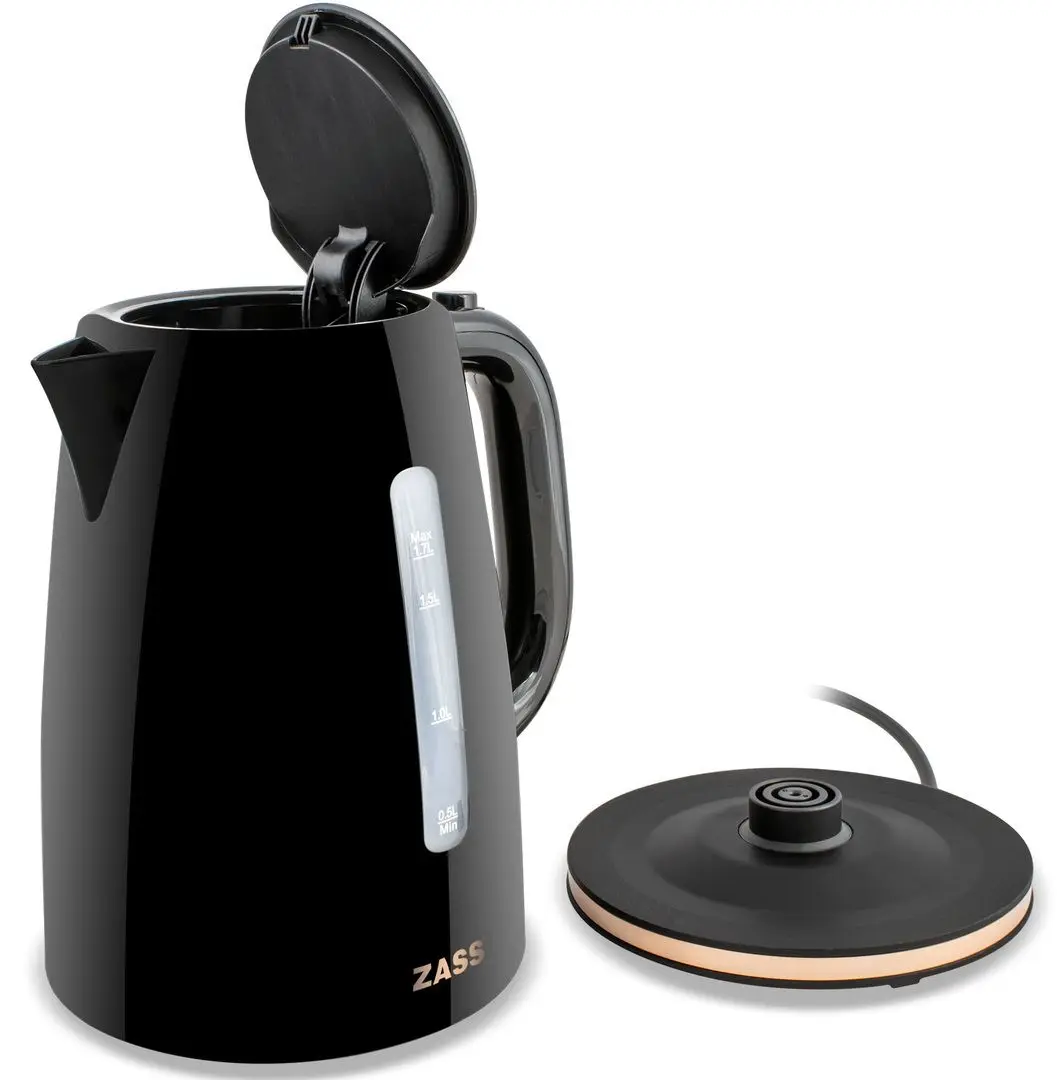 Fierbator electric Zass ZCK 20 (Black/Rose Gold)