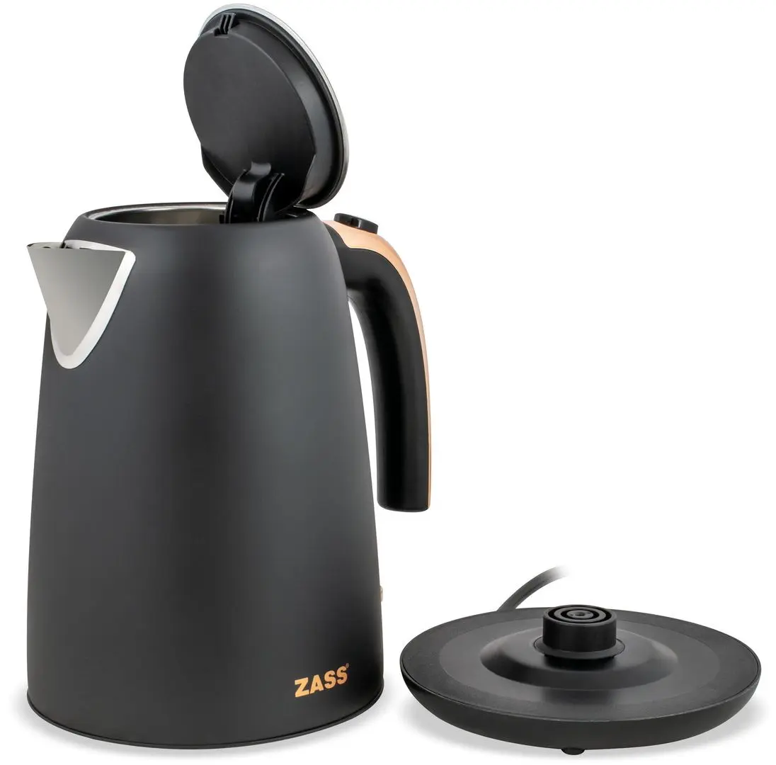 Fierbator electric Zass ZCK 21 (Black/Rose Gold)