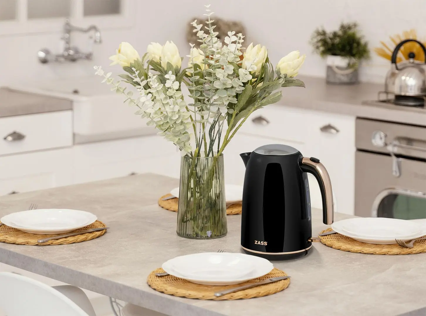 Электрочайник Zass ZCK 22 (Black/Rose Gold)