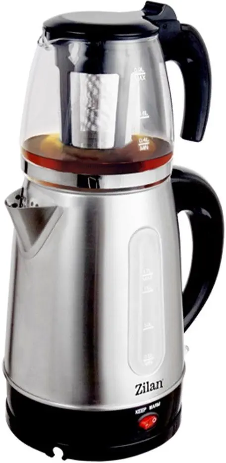 Электрочайник + заварочный чайник Zilan ZLN3581 (Black/Inox)