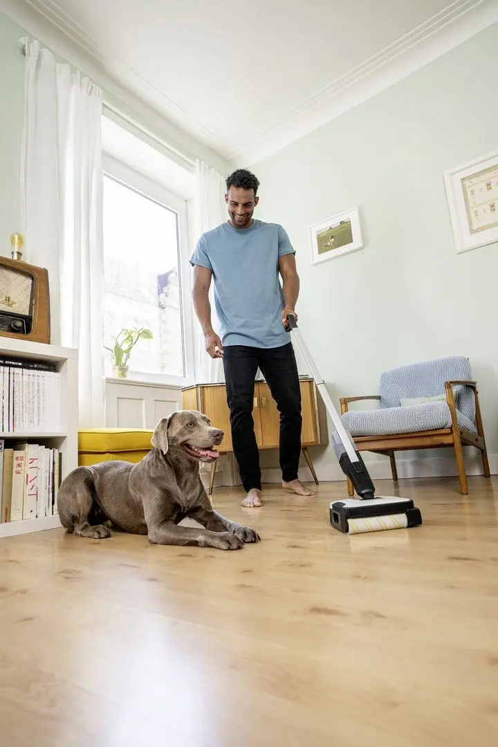 Mop electric Karcher FC 2-4 Battery Set (Black/White)