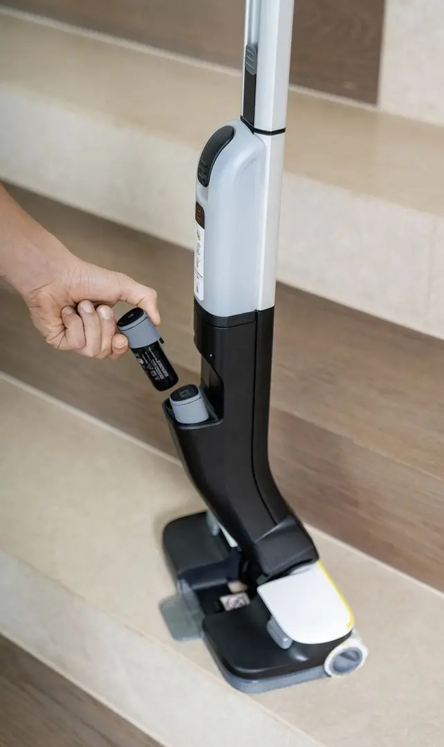 Mop electric Karcher FC 4-4 Battery Set (Black/White)