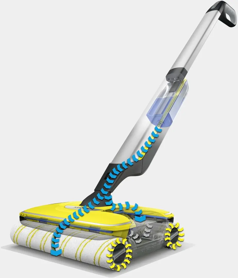 Электрошвабра Karcher FC 7 Cordless (Silver/Yellow) - 2